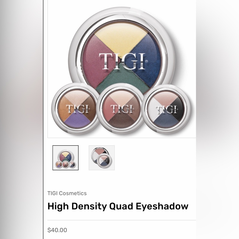 TIGI Multicolor Eyeshadow Quartet - Vibrant Mix Buyers Choice